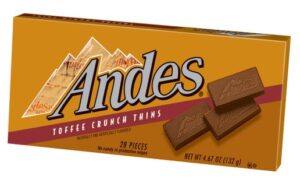 Andes Toffee Crunch Thins Chocolates 4.67oz 12ct